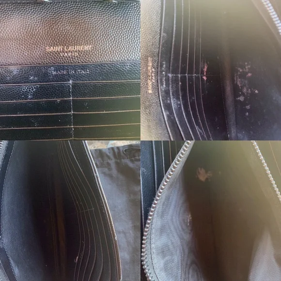 SOLD Saint Laurent Monogram Quilted Leather Wallet on a Chain - Picture 15 of 15